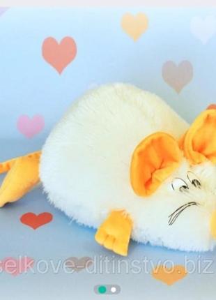 Мягкая игрушка. крыса белая 20 х 51. символ года 2020