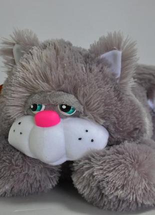 Мягкая игрушка. кот "том" 57 х 55 серый