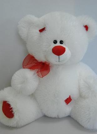 Мягкая игрушка  белый мишка 26 х 28 см