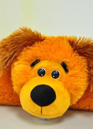 Мягкая игрушка-подушка медовый собака 38 на39
