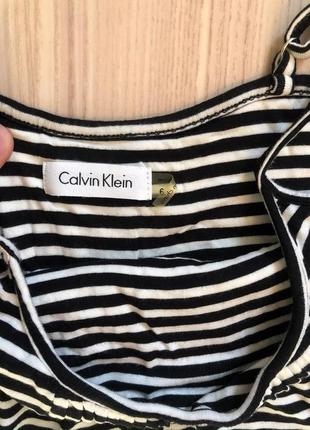 Платье в полосочку от calvin klein2 фото