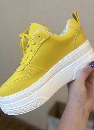 Кросівки яскраві, кеди, кроссовки жовті3 фото