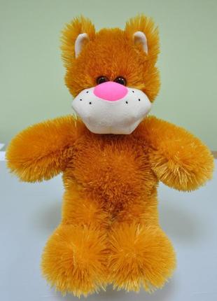 М'яка іграшка. кіт рудий 34х29