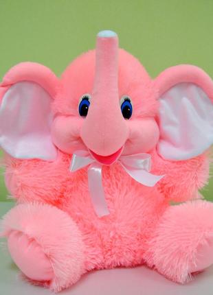 М'яка іграшка . рожевий слон 37 х 35