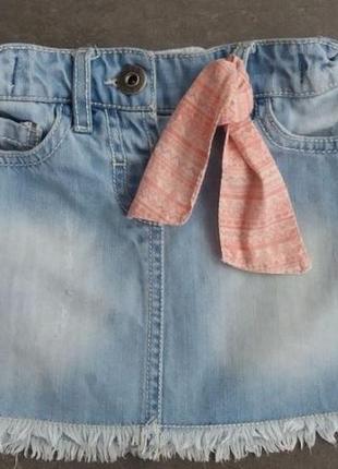 Юбка джинсовая, р.18-24мес.