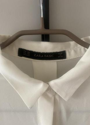 Блуза сорочка zara basic 7
