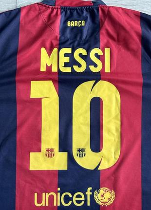 Barcelona messi nike football shirt soccer jersey l футбольна футболка4 фото