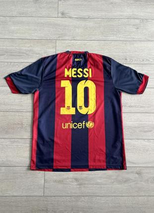 Barcelona messi nike football shirt soccer jersey l футбольна футболка