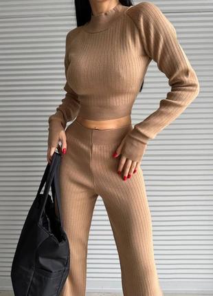 Костюм комплект люкс брюки палаццо