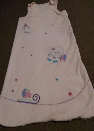 Спальный мешок для девочки 6-12 мес.