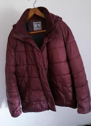 Оригинальная эффектная стёганая зимняя дутая куртка/пуффер/пуховик марсала турция climber.2 фото