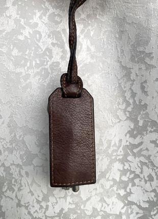 Брелок кожаный fossil ключ подвеска ключик на сумку брілок3 фото