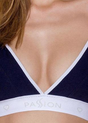 Спортивный топ с двойными бретелями passion ps007 top l синий ( so4267 ) feromon