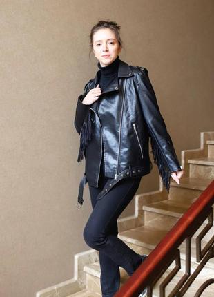 Косуха з написами чорна і біла♥️питайте наявність перед замовленням!❤️2 фото
