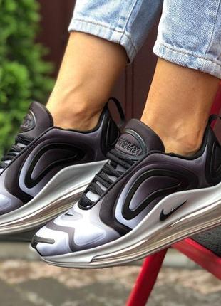 Р. 36 кросівки nike air max 720 (сіро/біло/чорні)