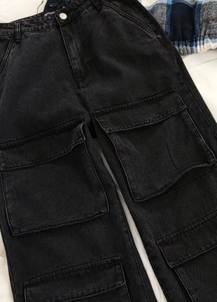 Круті широкі джинси карго2 фото