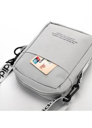 Сумка через плечо adidas originals festival красная унисекс, барсетка адидас, сумочка мессенджер3 фото