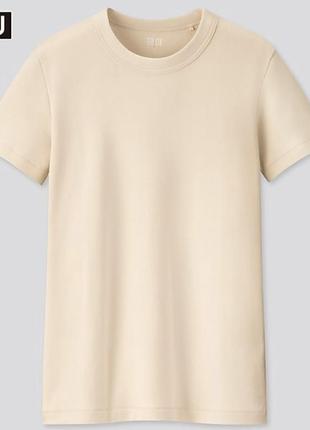 Классическая женская футболка uniqlo u в винтажном стиле
