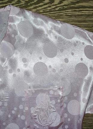 Сатінова гарна сорочка-халат,сорочка для сну 48/565 фото