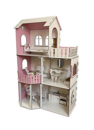 Кукольный дом для барби 104 см, домик для кукол barbie код/артикул 29 а199