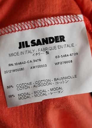 Базова якісна футболка jil sander, оригінал5 фото