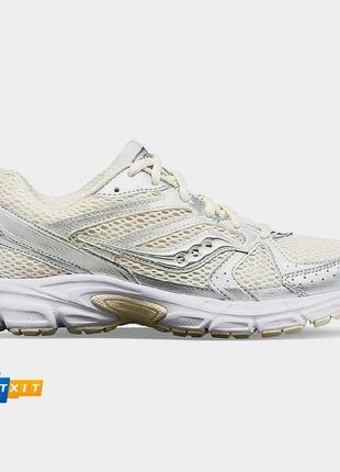 Кремовые трендовые  кроссовки saucony ride millenium