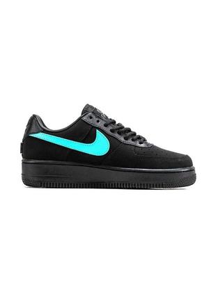 Жіночі та чоловічі кросівки nike air force 1 low x tiffany & co якісні зручні багато розмірів