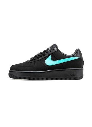 Жіночі та чоловічі кросівки nike air force 1 low x tiffany & co якісні зручні багато розмірів5 фото