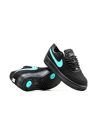Жіночі та чоловічі кросівки nike air force 1 low x tiffany & co якісні зручні багато розмірів