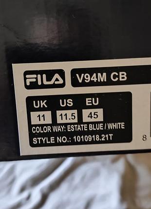 Шкіряні кросівки fila