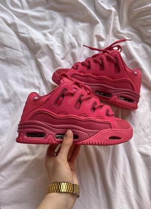 Женские кроссовки osiris d3 pink / эксклюзивная женская обувь осирис розовые4 фото