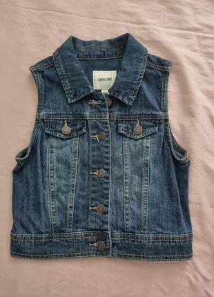 Джинсова безрукавочка