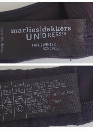 Чорный, кружевной, сексуальний бюстгальтер marlies dekkers,  р.80 c10 фото