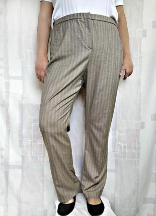 Елегантні штани в смужку з внутрішньої утяжкой2 фото