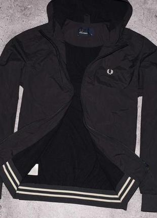 Fred perry quilted jacket (мужская утепленная куртка фред пери )4 фото