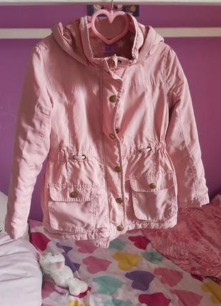 🦄 пудрова весняна🌈 куртка парка