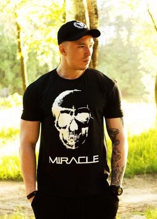 Футболка miracle skull black