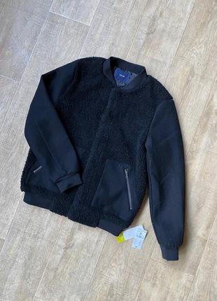 Бомбер kiabi wool sherpa bomber