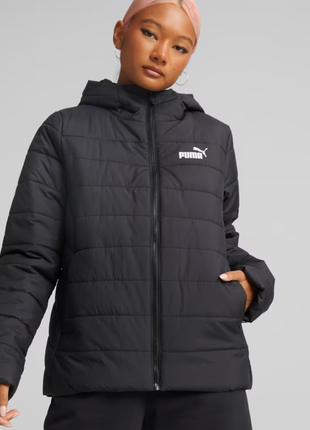 Черная женская куртка essentials padded jacket women новая оригинал из сша