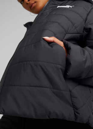 Чорна жіноча куртка essentials padded jacket women нова оригінал з сша5 фото