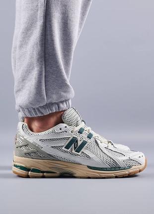 Чоловічі кросівки new balance 1906r white green9 фото