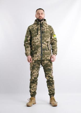 Комплект тактичний(куртка+штани+футболка (подарунок)1 фото