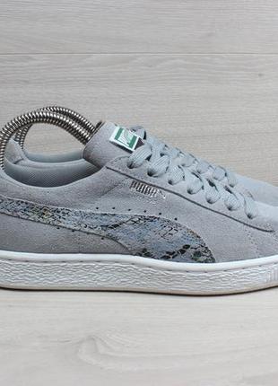 Замшевые женские кроссовки puma suede оригинал, размер 371 фото