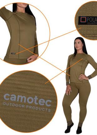 Термобілизна жіноча camo-tec pani polarheat qs tan size xxl4 фото