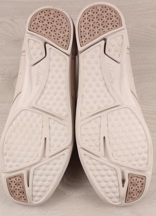 Кожаные женские туфли / кроссовки clarks оригинал, размер 37.55 фото