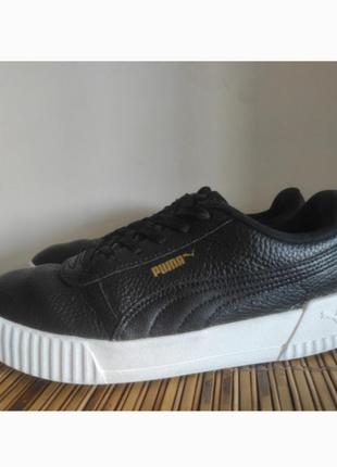 Жіночі кеди низькі puma carina lux l black2 фото