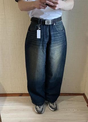 Реп джинси нові широкі baggy skater fit avantgarde jaded bershka opium y2k палацо