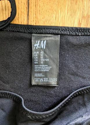 Женские черные трусики, плавки на завязках h&m5 фото