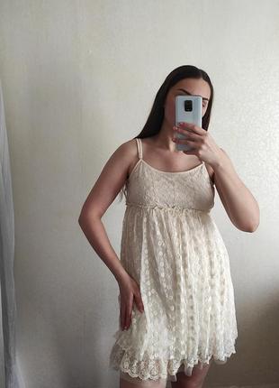 Міні сукня / ажурна сукня / літнє плаття