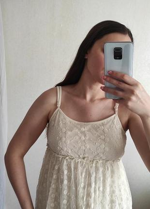 Міні сукня / ажурна сукня / літнє плаття3 фото